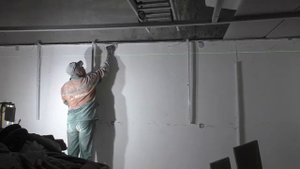 ? Обустройство гаража / Отделка стен гаража / Малярка