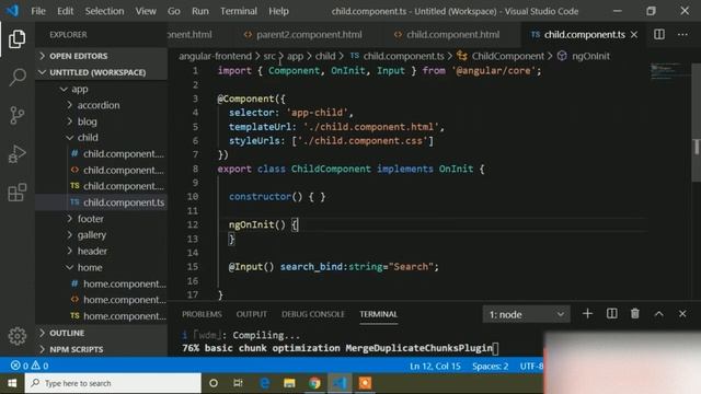 Input decorator in angular || Parent to child communication || Angular || Angular Tutorial || Input смотреть онлайн