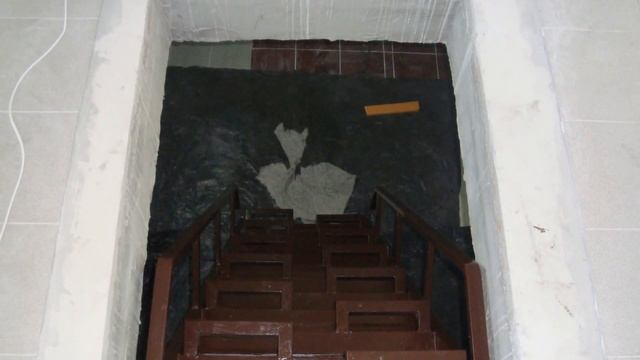 DIY Stairs to the basement/лестница в подвал гусиный шаг