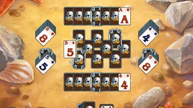 Игра Пасьянс. Легенды о пиратах смотреть онлайн