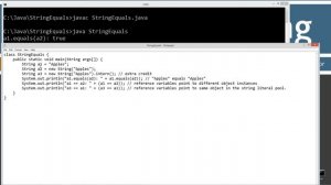 Learn Java Programming - String Class Tutorials equals(...)