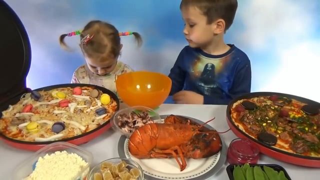 Катя и Макс Пица челендж !!!! смотреть онлайн