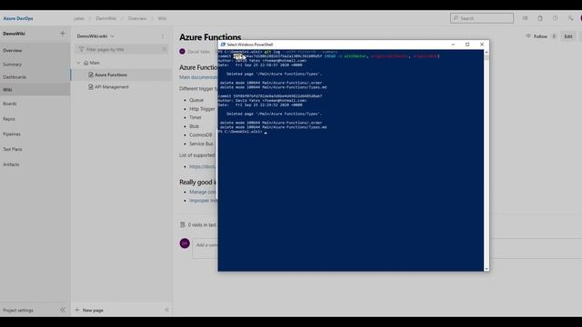 Azure DevOps Wiki: Recovering a file смотреть онлайн