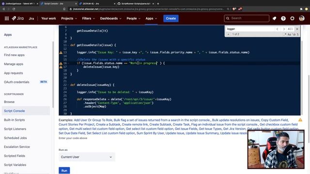 ScriptRunner for Jira Cloud - Bulk delete Issues