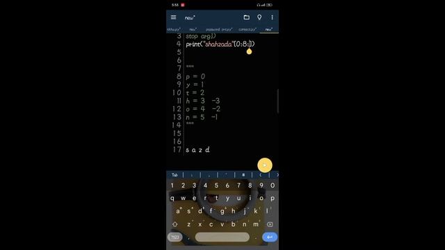 step argument | python tutorials | python on android