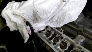 Проверка масленых каналов в ГБЦ 1JZ-GE