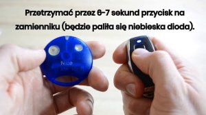 Kopiowanie pilota Nice Smilo - instruktaż z pilotem KR43