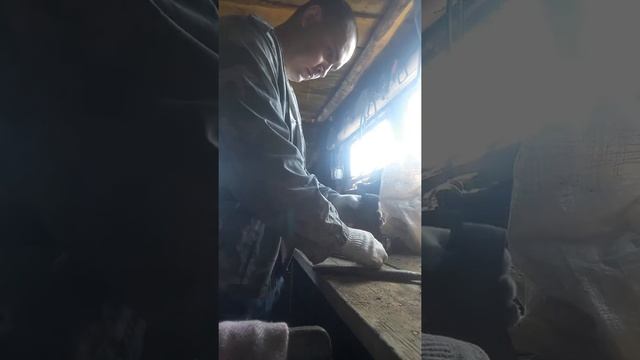 Как правильно насадить молоток на черенок....