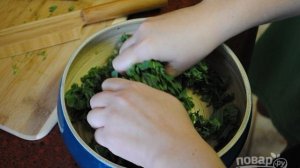 Быстрый салат с кале