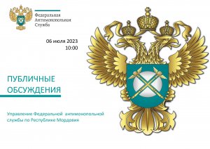Публичные обсуждения Мордовское УФАС России 2023 г