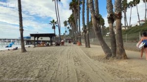 SAN CLEMENTE - Walking San Clemente Beach, Orange County, California, USA, Travel, 4K UHD