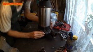 Ремонт насоса КАЛИБР НПЦ-1350НФ (чистим крыльчатку)