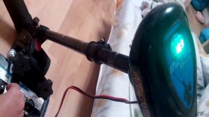 Работа ШИМ регулятора с лодочным электромотором, тестирование дома