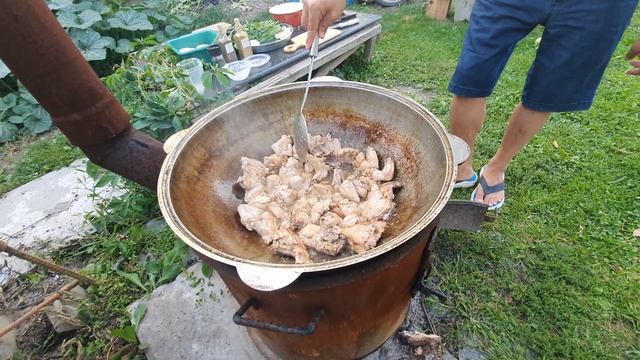 Чахохбили в казане смотреть онлайн