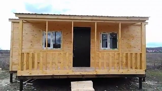 бытовки дачные базе на домики 7х3м и веранда 1,5м. Видео 2 смотреть онлайн