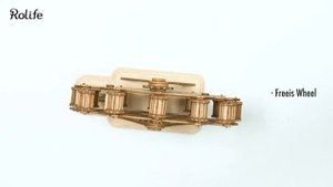 Конструктор Robotime Эйфелева башня 121 деталь. Деревянная сборная 3D модель Эйфелевой башни