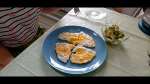 Классика! Яичница с чесноком.