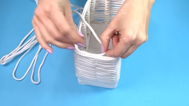 КРАСОТА из БЕЛЬЕВОЙ ВЕРЕВКИ своими руками