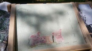 Вышивка крестом. Как я натягиваю канву на раму. И почему?)))