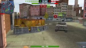 Мир танков в tanks blitz/карта Нью Бей взвод Emil 1 и Skoda T50