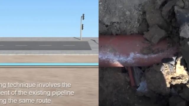 Видео прокладка труб в земле. Метод разрушения смотреть онлайн