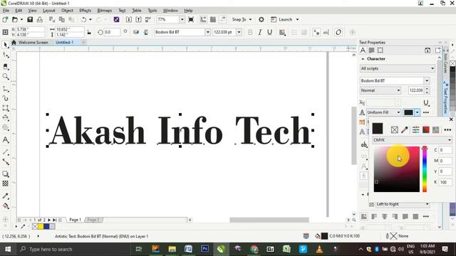 Text properties in CorelDRAW | How to use Text Tool completely | Text Styles | CorelDraw | Graphics смотреть онлайн