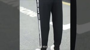 Новые модные детские спортивные штаны в полоску для девочек хлопковые повседневные красного