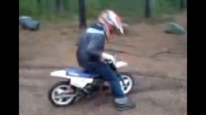 Motocross movie with fiddy, yamaha pw 50