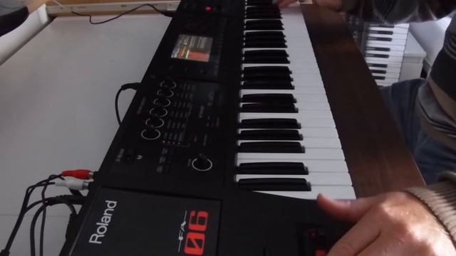 Homemade cover Roland FA-06 "Easy Lover - Phil Collins & Philip Bailey" made with build in sequence смотреть онлайн