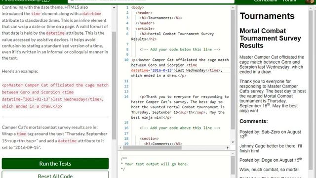 Applied Accessibility Standardize Times with the HTML5 datetime Attribute free code camp Dani смотреть онлайн