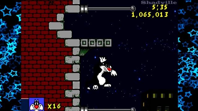 Sylvester And Tweety in Cagey Capers (Sega, 16 bit) Прохождение игры смотреть онлайн