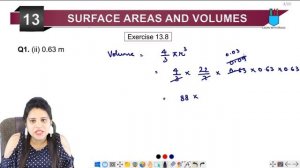 Class 9 Maths | Chapter 13 | Exercise 13.8 Q1 | Surface Areas And Volumes | NCERT