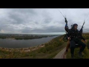 Полет на параплане с командой Траектория полета в Нижнем Новгороде 18.09.2023 в 360_02