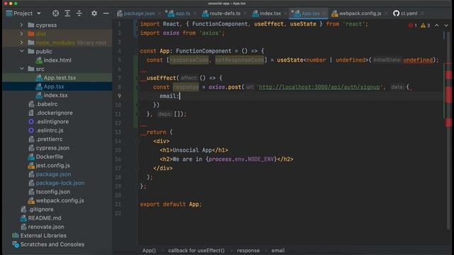 Test React and Auth service communication: Building a microservices-based NodeJS and React app #064 смотреть онлайн