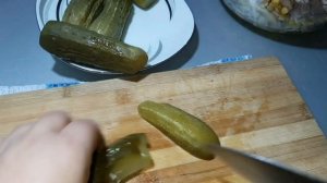 ?Праздничный салат/ Мясной с Грибами и Кукурузой ??