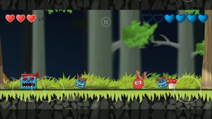 Roller Red Ball Gameplay All Bosses (iOS, Android)