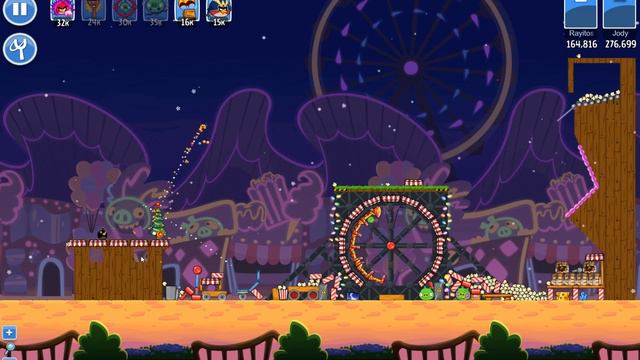 Angry Birds Friends Tournament Level 4 Week 357-A PC Highscore POWER-UP walkthrough смотреть онлайн