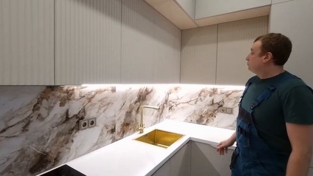 Современная и необычная угловая кухня AGT - часть 3. Завершение проекта. смотреть онлайн