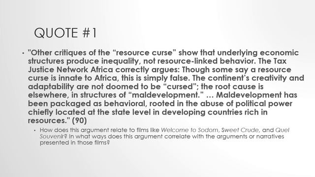 Resource Curse or Resource Wars смотреть онлайн