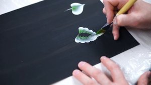 Мастер - класс.  Свободно - кистевая роспись