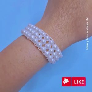 СДЕЛАЙ САМ  - Браслет с жемчужным дизайном