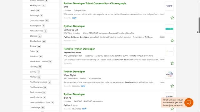 Python Jobs UK | December 2022