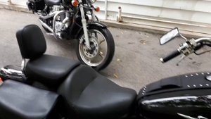 Honda Shadow Spirit 1100 with tons of presence in every way