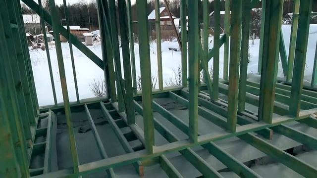 Каркасный дом. Сдача каркаса. Как построить каркасный дом. СК "КРЕПОСТЬ"