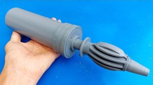 Как сделать ручной воздушный насос из ПВХ.