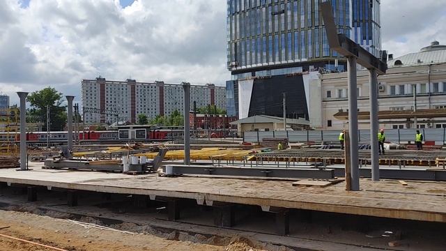 Ход реконструкции платформ на Курском вокзале смотреть онлайн