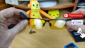 Жёлтые фотохромные поляризованные очки для вечернего и ночного вождения с алиэкспресс.