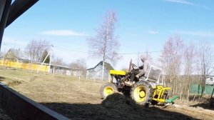 СБОРКА ГРАБЛИ ВОРОШИЛКИ НА САМОДЕЛЬНЫЙ ТРАКТОР