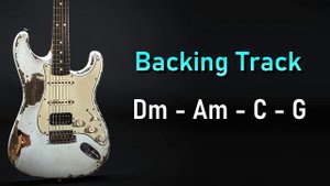 Rock Pop Backing Track D Dorian   C Major   110 BPM   Guitar Backing Track