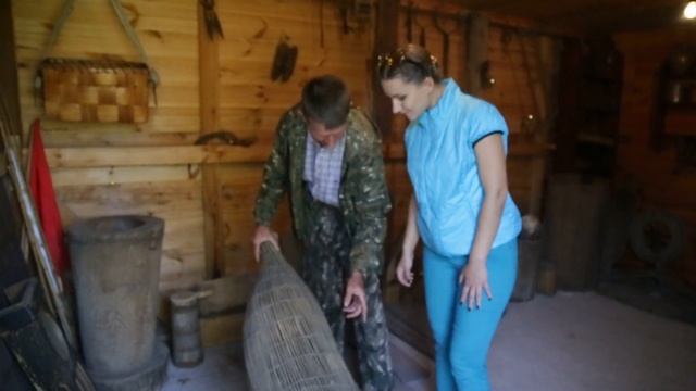 Белорусская традиционная ловушка для рыбы - жак (однокрылый) смотреть онлайн